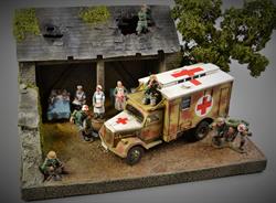 Gammel lade - diorama 